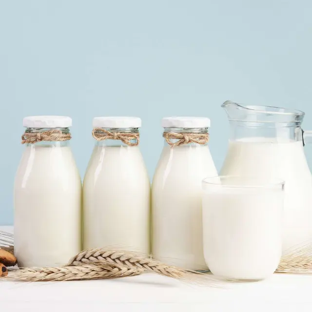 Bouteilles-lait-frais