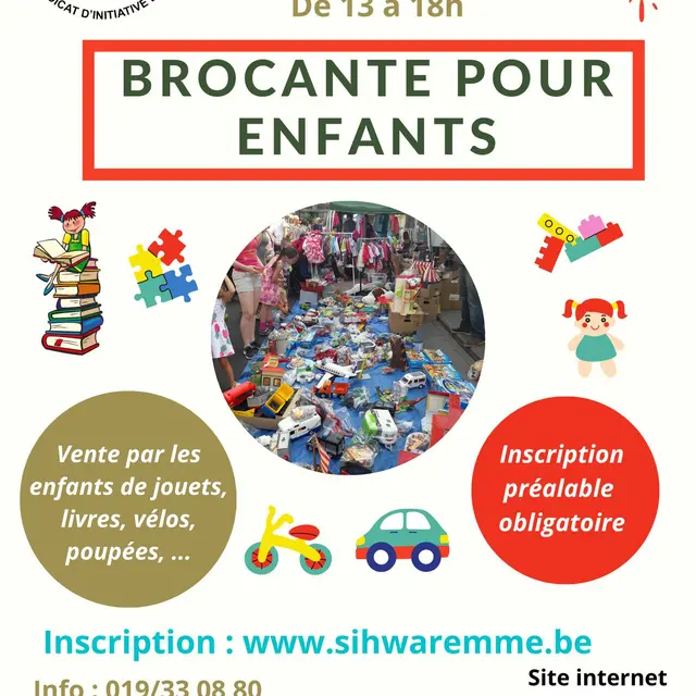 Brocante enfants waremme 2025