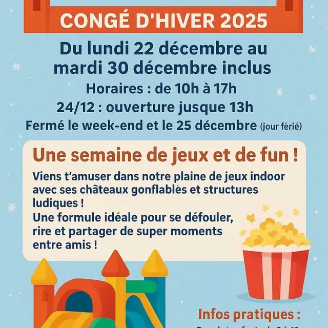 Plaine indoor huy décembre 25