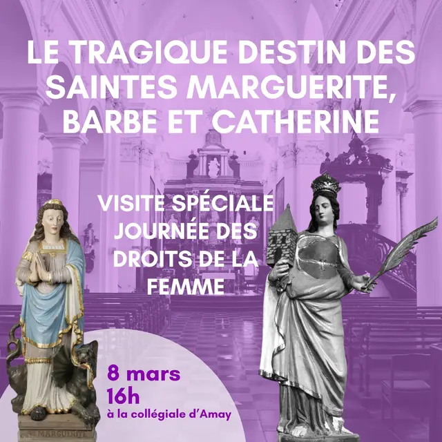 Visite guidée - tragique destin des saintes - amay