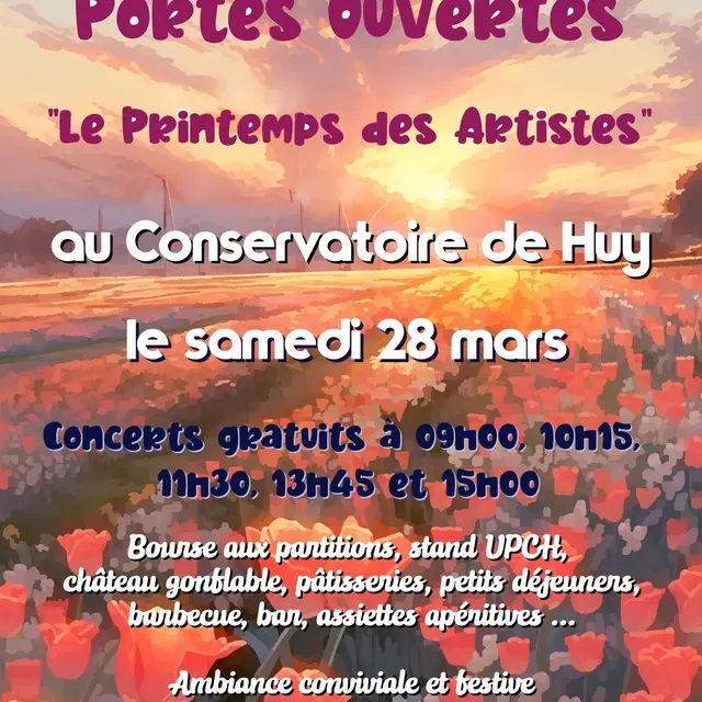 Portes ouvertes conservatoires huy 2026