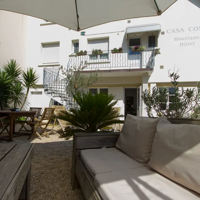 Terrasse Hôtel Le Casa Cosy  Le Pouliguen