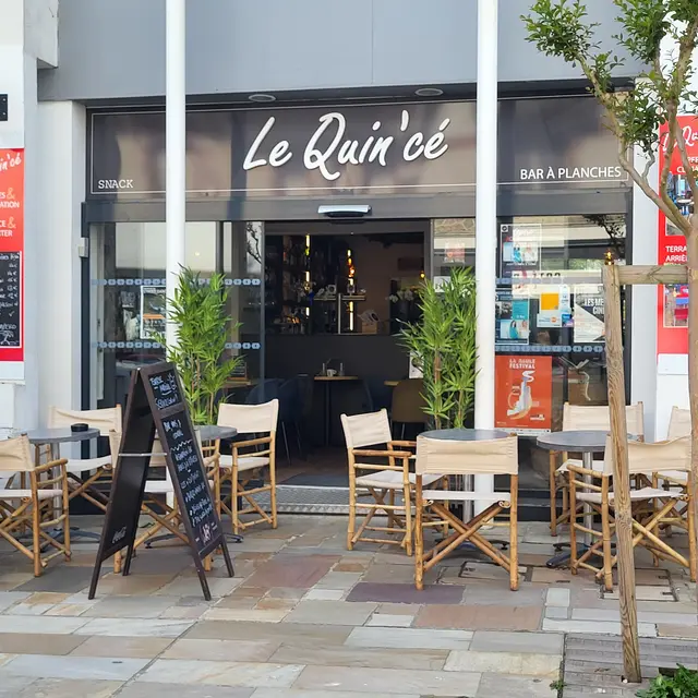 Bar restaurant le Quin'Cé  à la Baule  Terrasse extérieure