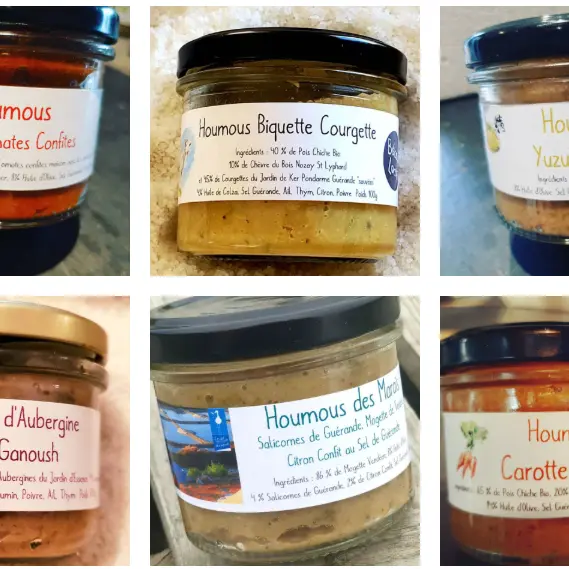 Bocaux Locos - gamme houmous - Piriac-sur-Mer