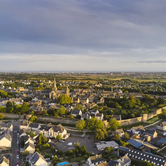 Guérande vue du ciel 2020