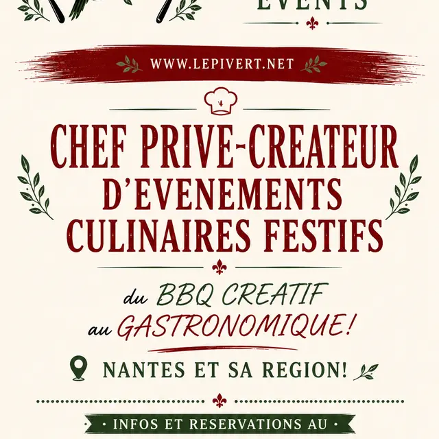Le Pivert Food Events - Chef Privé