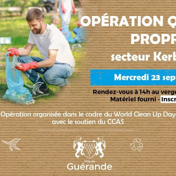 Opération quartier propre à Kerbiniou - Guérande