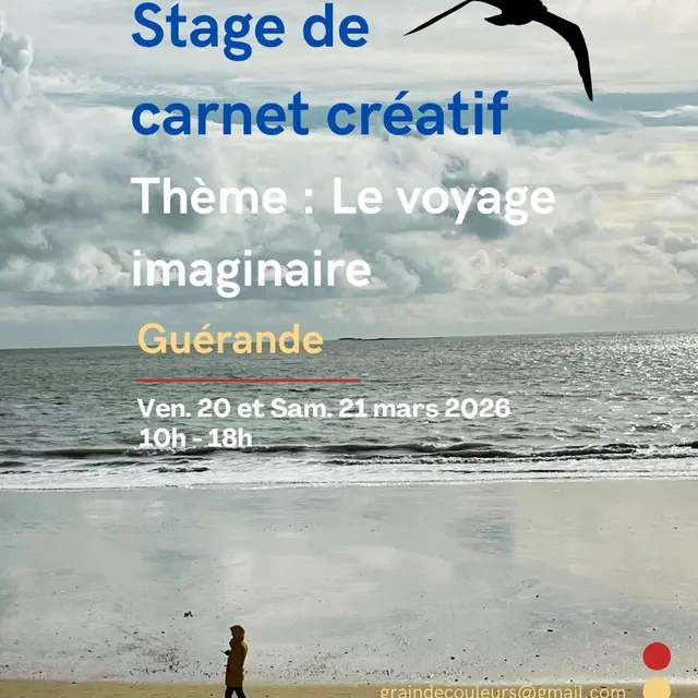 Carnet créatif et artistique - Le Voyage imaginaire - Guérande