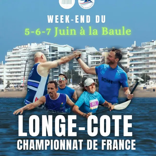 Championnat de france longe côte 2026 La Baule Loire atlantique juin