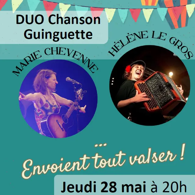 Concert : Duo chanson guinguette - Café épicerie Plan B