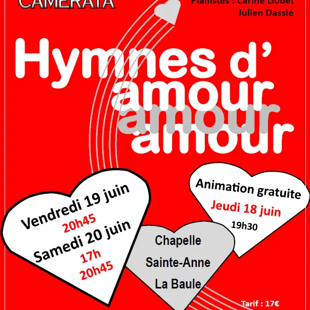 Concert - Hymnes d’Amour - La Baule