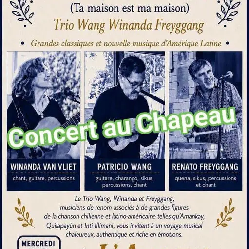 Concert : Tu casa es mi casa - Café l'Annexe - Port de Tréhiguier - Pénestin