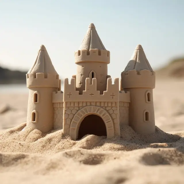 Concours de châteaux de sable - Piriac sur Mer