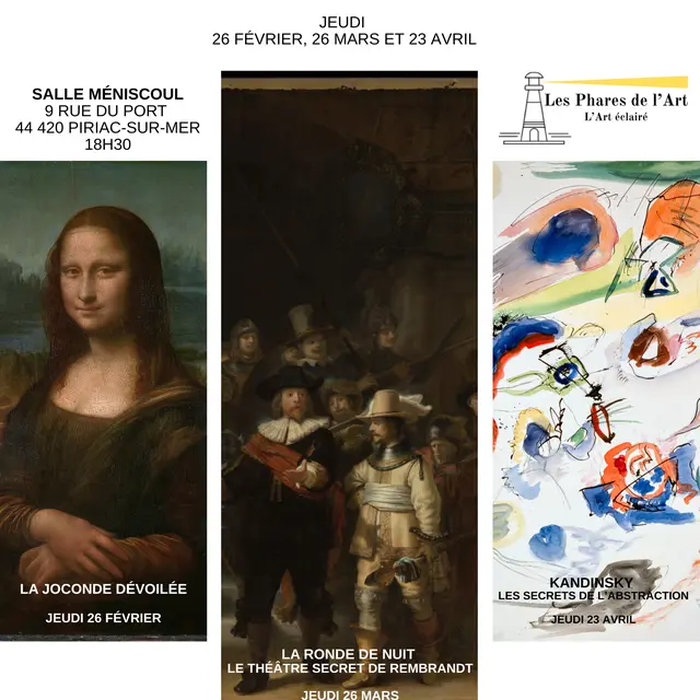 Conférence - Les Phares de l'Art - Secrets de toiles - Piriac-sur-Mer