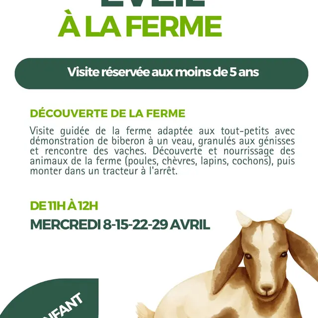 Découverte de la ferme pour les tout-petits - La Petite Arche de la Vallée - Nivillac
