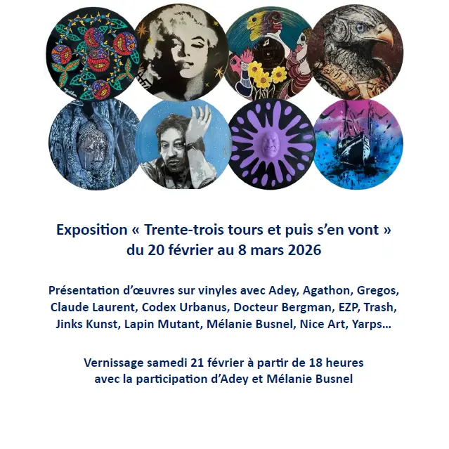 Exposition « Trente-trois tours et puis s’en vont » - Le Pouliguen