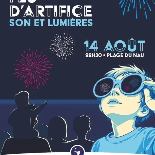 Feu d'artifice : son et lumières - Le Pouliguen
