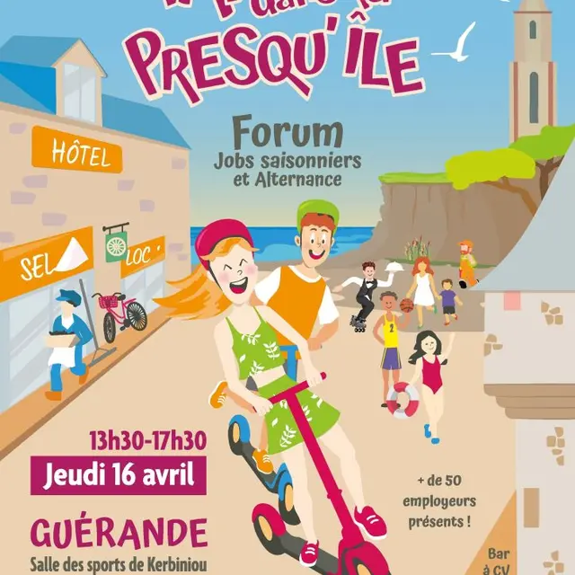 Forum d'emploi - Taf dans la Presqu'île - Guérande