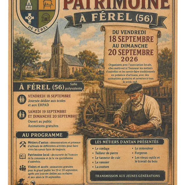 Journées du patrimoine à Férel