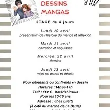 La Baule Ateliers Dessin Manga pour ados