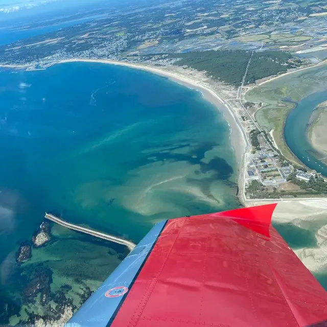 La Baule - Vol en avion XL8 - Circuit rouge