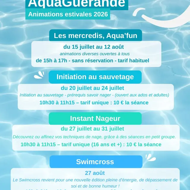 Les mercredis, Aqua'fun - Guérande
