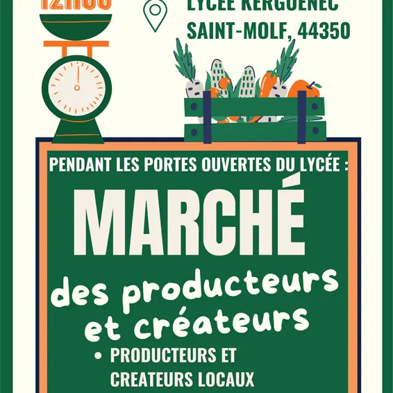 St Molf - Lycée Kerguénec - marché des producteurs et créateurs