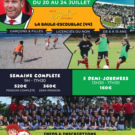 Stage de foot - Eté 2026 - La Baule
