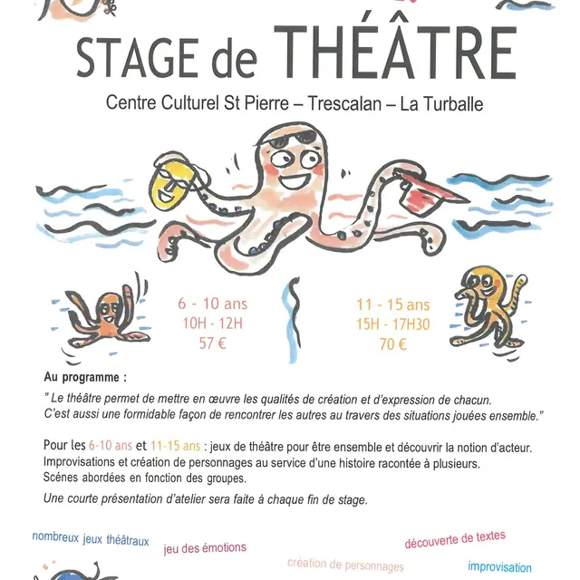 stage théâtre été La Turball