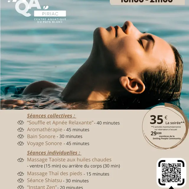 Soirée zen - AquaPiriac - Piriac sur Mer