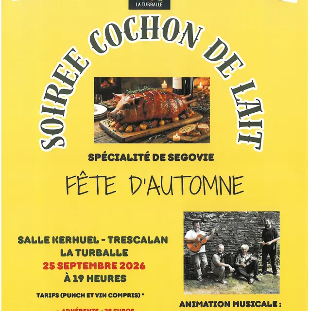 Soirée cochon de lait - La Turballe