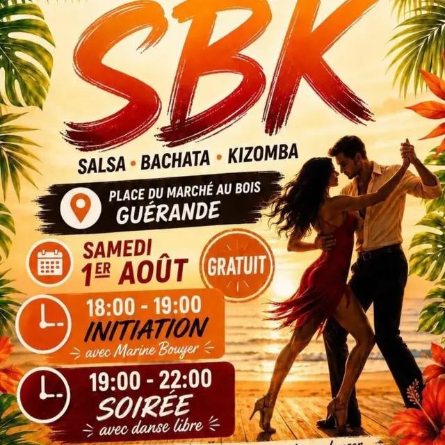 Soirée Salsa, bachata et kizomba - Guérande