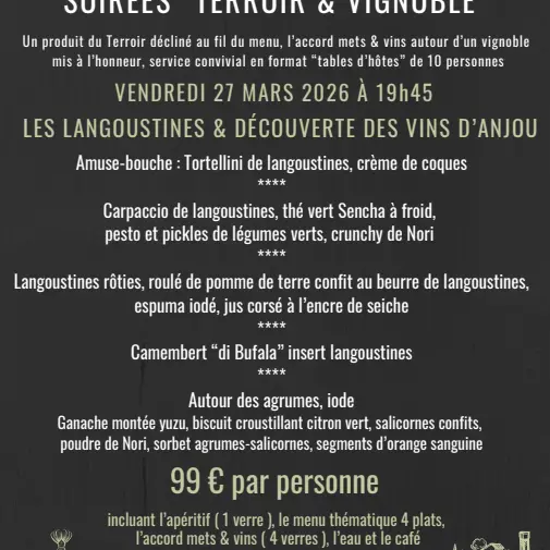Soirées Terroir et vignoble au restaurant le Saint-Christophe - La Baule