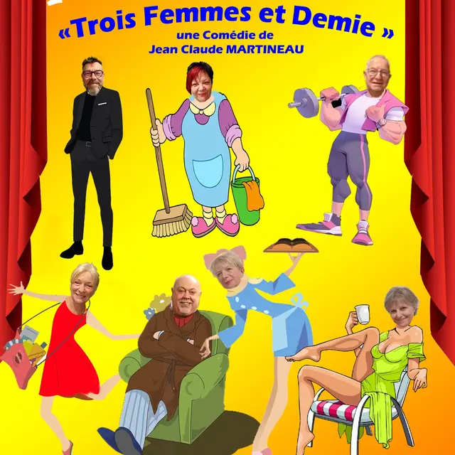 Théâtre Trois femmes et Demie La Turballe