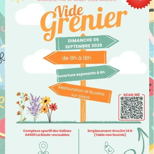 Vide grenier du Rugby Club Baulois - La Baule