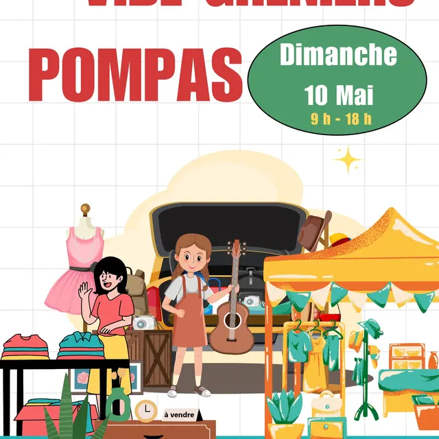 vide grenier pompas 2026