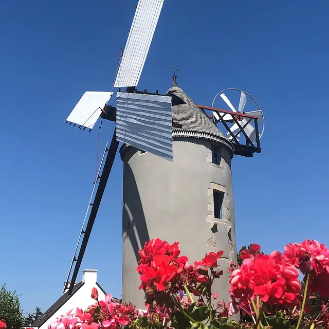 Visite du moulin de Kerbroué à La Turballe