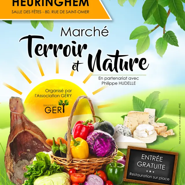 8 mars, Marché Terroir et Nature à Heuringhem