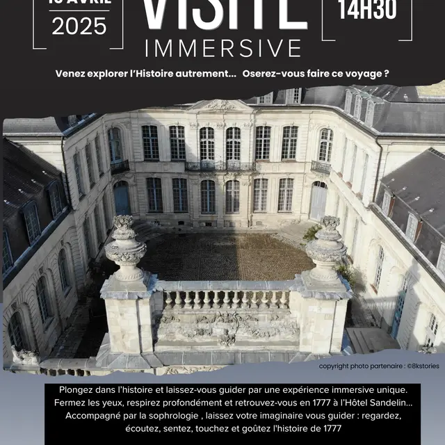 Affiche Visite Immersive au musée le 15/04