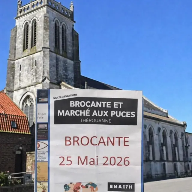 Affiche Brocante Thérouanne 2026
