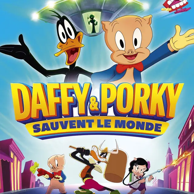Affiche Daffy et Porky sauvent le monde