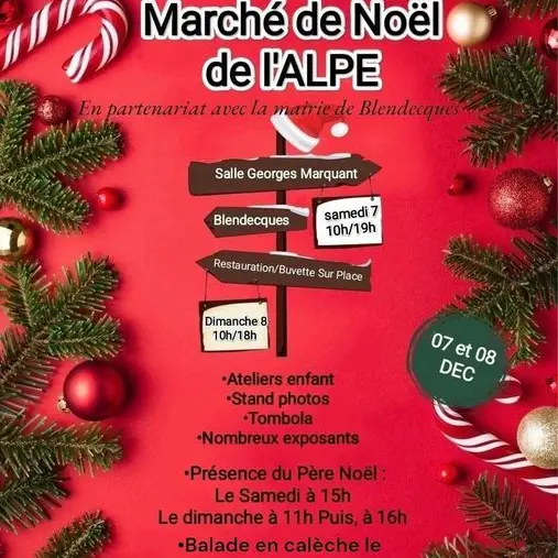 Affiche Marché de Noël de Blendecques