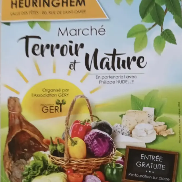 Affiche Marché et Nature 8 mars 2026 Heuringhem