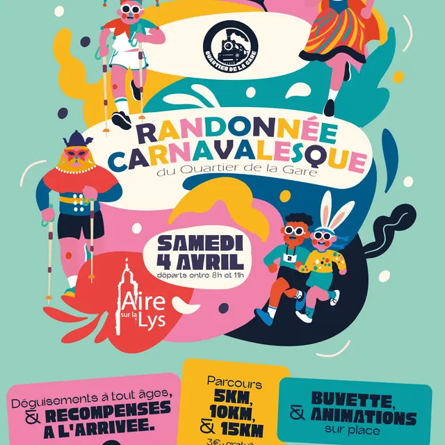 Affiche Randonnée Carnavalesque