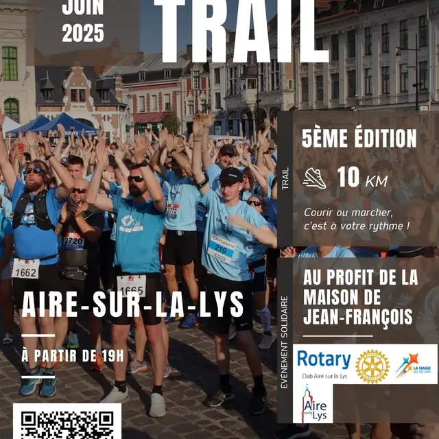 Affiche Urban Trail Aire 2025