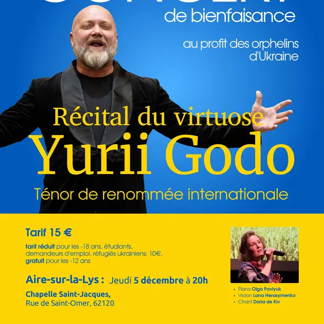 Affiche concert Yurii Godo