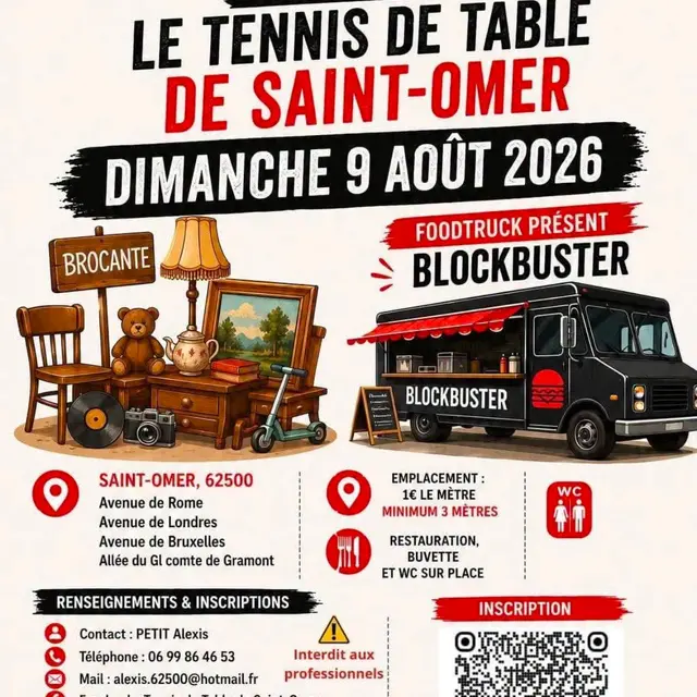 Affiche brocante de Saint-Omer