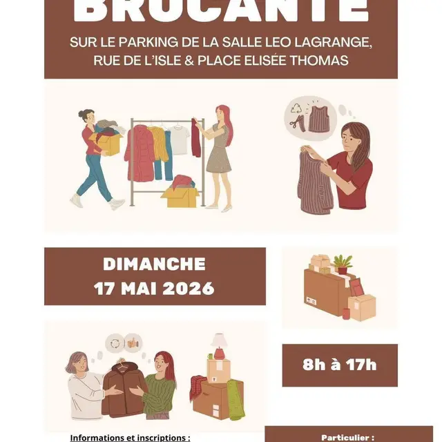 Affiche brocante Lumbres