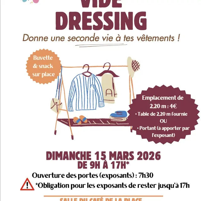Affiche brocante de Fléchin mars 2026