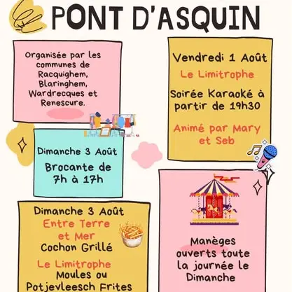 Affiche brocante de Racquingem